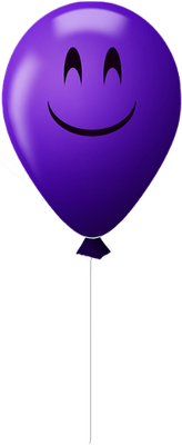 ballon de baudruche - divertissement - loisirs - smiley émoticône émoji cartoon clipart illustration - artémotic