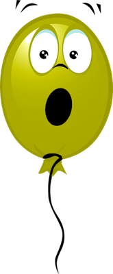 ballon de baudruche - divertissement - loisirs - smiley émoticône émoji cartoon clipart illustration - artémotic