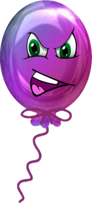 ballon de baudruche - divertissement - loisirs - smiley émoticône émoji cartoon clipart illustration - artémotic