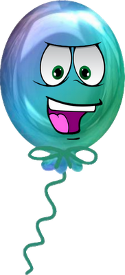 ballon de baudruche - divertissement - loisirs - smiley émoticône émoji cartoon clipart illustration - artémotic