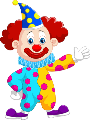 clown - divertissement - loisirs - smiley émoticône émoji cartoon clipart illustration - artémotic