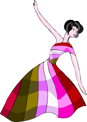danse - divertissement - loisirs - smiley émoticône émoji cartoon clipart illustration - artémotic