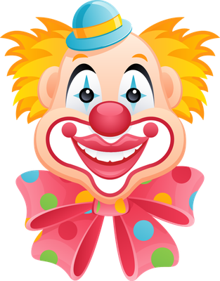 clown - divertissement - loisirs - smiley émoticône émoji cartoon clipart illustration - artémotic