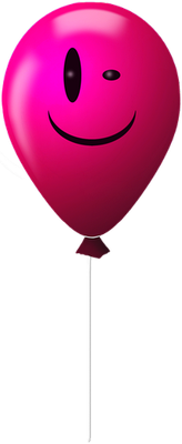 ballon de baudruche - divertissement - loisirs - smiley émoticône émoji cartoon clipart illustration - artémotic