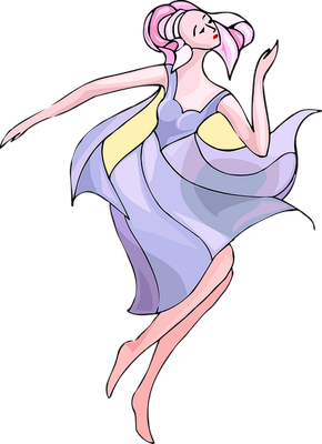 danse - divertissement - loisirs - smiley émoticône émoji cartoon clipart illustration - artémotic
