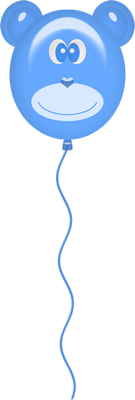 ballon de baudruche - divertissement - loisirs - smiley émoticône émoji cartoon clipart illustration - artémotic