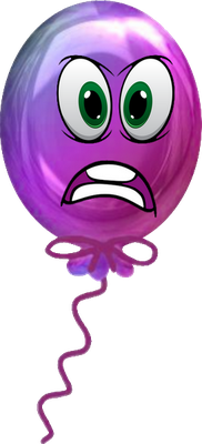 ballon de baudruche - divertissement - loisirs - smiley émoticône émoji cartoon clipart illustration - artémotic