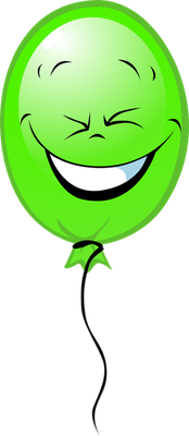 ballon de baudruche - divertissement - loisirs - smiley émoticône émoji cartoon clipart illustration - artémotic