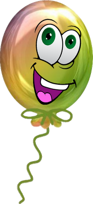 ballon de baudruche - divertissement - loisirs - smiley émoticône émoji cartoon clipart illustration - artémotic