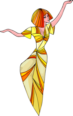 danse - divertissement - loisirs - smiley émoticône émoji cartoon clipart illustration - artémotic