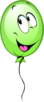 ballon de baudruche - divertissement - loisirs - smiley émoticône émoji cartoon clipart illustration - artémotic