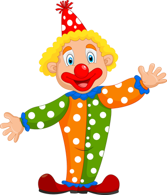 clown - divertissement - loisirs - smiley émoticône émoji cartoon clipart illustration - artémotic