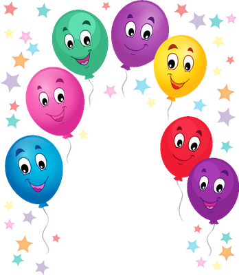 ballon de baudruche - divertissement - loisirs - smiley émoticône émoji cartoon clipart illustration - artémotic