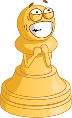 jeu d'échecs - divertissement - loisirs - smiley émoticône émoji cartoon clipart illustration - artémotic