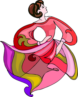 danse - divertissement - loisirs - smiley émoticône émoji cartoon clipart illustration - artémotic