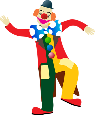 clown - divertissement - loisirs - smiley émoticône émoji cartoon clipart illustration - artémotic