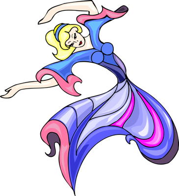 danse - divertissement - loisirs - smiley émoticône émoji cartoon clipart illustration - artémotic