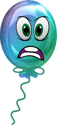 ballon de baudruche - divertissement - loisirs - smiley émoticône émoji cartoon clipart illustration - artémotic