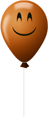 ballon de baudruche - divertissement - loisirs - smiley émoticône émoji cartoon clipart illustration - artémotic