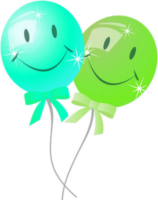 ballon de baudruche - divertissement - loisirs - smiley émoticône émoji cartoon clipart illustration - artémotic