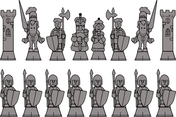 jeu d'échecs - divertissement - loisirs - smiley émoticône émoji cartoon clipart illustration - artémotic