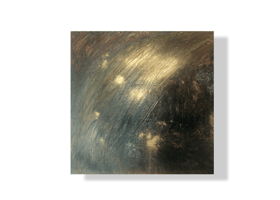 Wandkunst - Lichtschatten 50x50 - Öl auf Leinwand