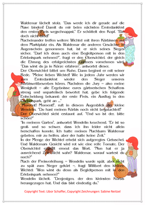 Das Erntedankfest, Eine Erntedankgeschichte für Kinder mit Wichteln, Seite 2