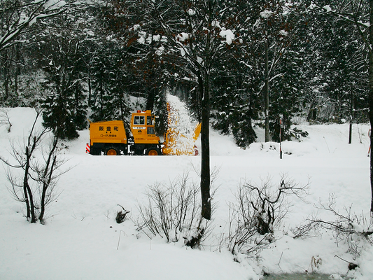 ２月　除雪車（宇津沢）Snowplow