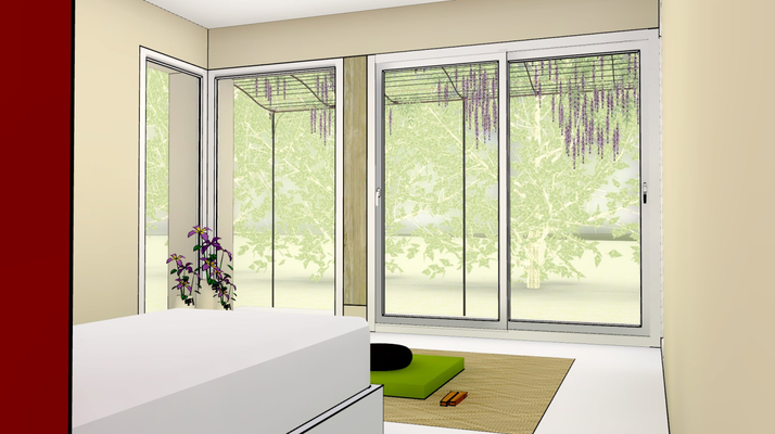 extension chambre en plus méditation