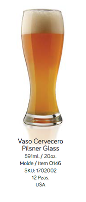 VASO DE CERVEZA ALTO 20OZ