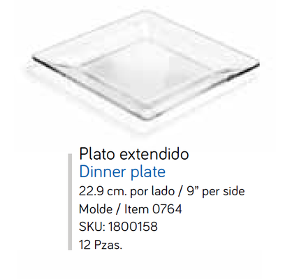 PLATO EXTENDIDO 9" LIBBEY