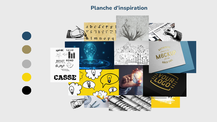 Planche d'inspiration, reflet de Bologna Design.
