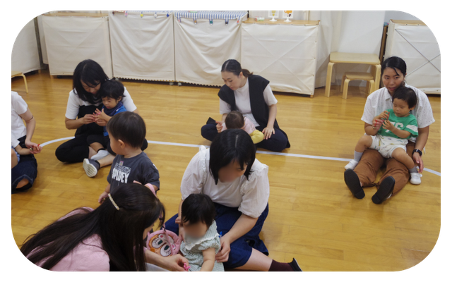 楽器を選ぶ様子