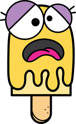 glace - gourmandise- alimentation - smiley émoticône émoji cartoon clipart illustration - artémotic