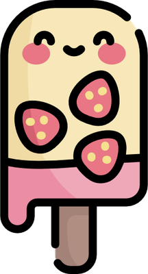 glace - gourmandise- alimentation - smiley émoticône émoji cartoon clipart illustration - artémotic