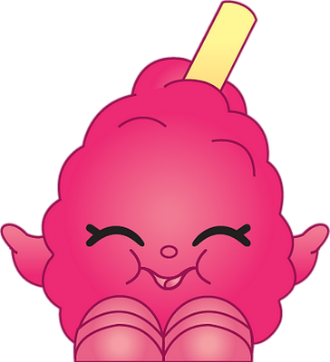 barbe à papa - gourmandise- alimentation - smiley émoticône émoji cartoon clipart illustration - artémotic