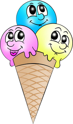 glace - gourmandise- alimentation - smiley émoticône émoji cartoon clipart illustration - artémotic