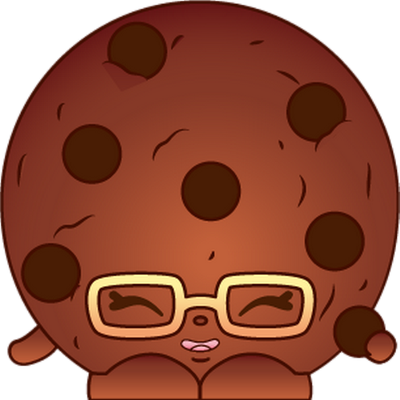 cookie [Shopkins] - gourmandise- alimentation - smiley émoticône émoji cartoon clipart illustration - artémotic