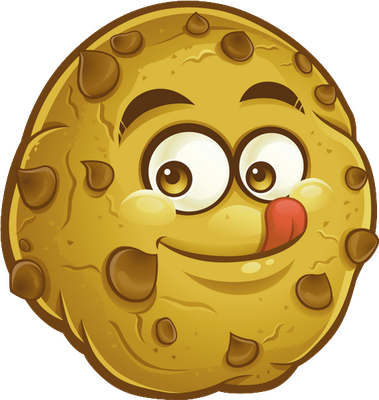 cookie - gourmandise- alimentation - smiley émoticône émoji cartoon clipart illustration - artémotic