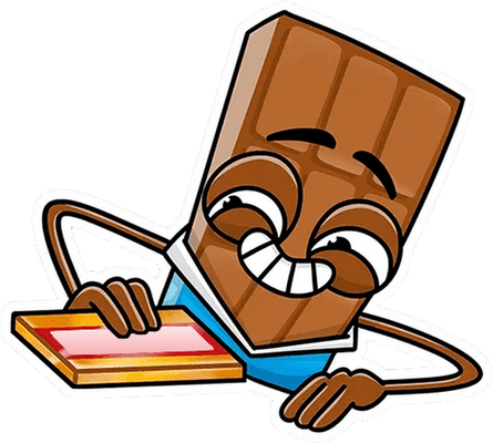 chocolat - gourmandise- alimentation - smiley émoticône émoji cartoon clipart illustration - artémotic