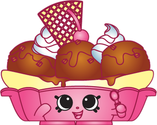 glace [Shopkins] - gourmandise- alimentation - smiley émoticône émoji cartoon clipart illustration - artémotic