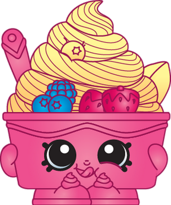glace [Shopkins] - gourmandise- alimentation - smiley émoticône émoji cartoon clipart illustration - artémotic