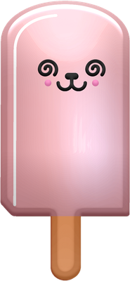 glace - gourmandise- alimentation - smiley émoticône émoji cartoon clipart illustration - artémotic