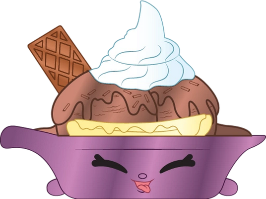 glace [Shopkins] - gourmandise- alimentation - smiley émoticône émoji cartoon clipart illustration - artémotic