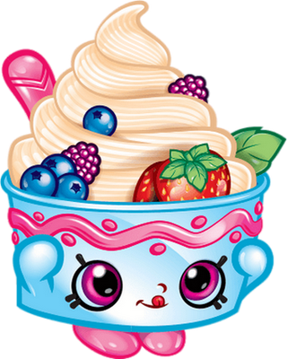 glace [Shopkins] - gourmandise- alimentation - smiley émoticône émoji cartoon clipart illustration - artémotic