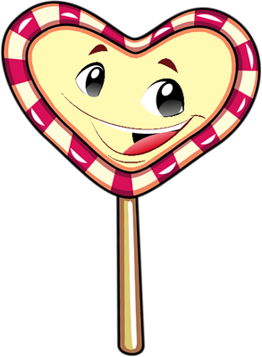 sucette - gourmandise- alimentation - smiley émoticône émoji cartoon clipart illustration - artémotic