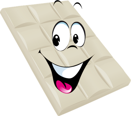 chocolat - gourmandise- alimentation - smiley émoticône émoji cartoon clipart illustration - artémotic