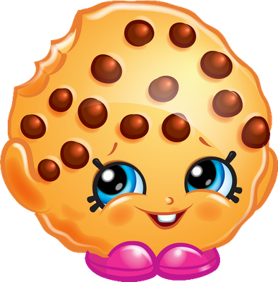 cookie [Shopkins] - gourmandise- alimentation - smiley émoticône émoji cartoon clipart illustration - artémotic