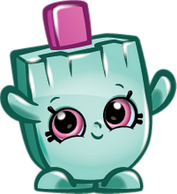 glace [Shopkins] - gourmandise- alimentation - smiley émoticône émoji cartoon clipart illustration - artémotic