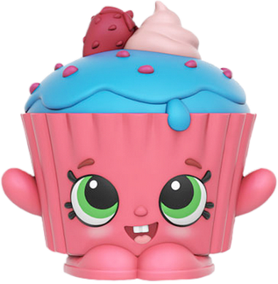 cupcake [Shopkins] - gourmandise- alimentation - smiley émoticône émoji cartoon clipart illustration - artémotic